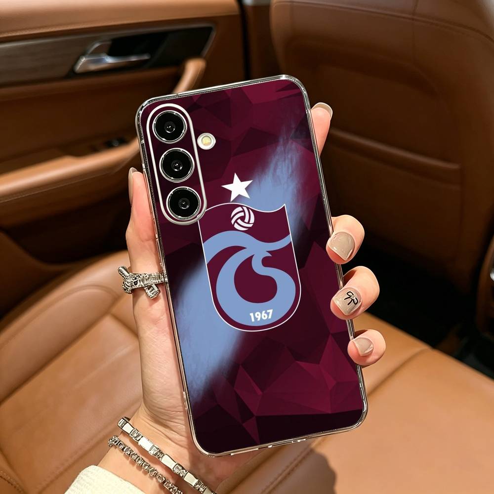 M-Maroon and- Blue -A-Army Clear Phone Case for Samsung Galaxy A71, A70, A52, A51, A40, A30