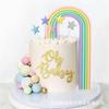 12 Colors  Cake Topper Decoration Blue  Purple S Cake Decoration Baby Shower Girls Boys Birthday Party Supplie