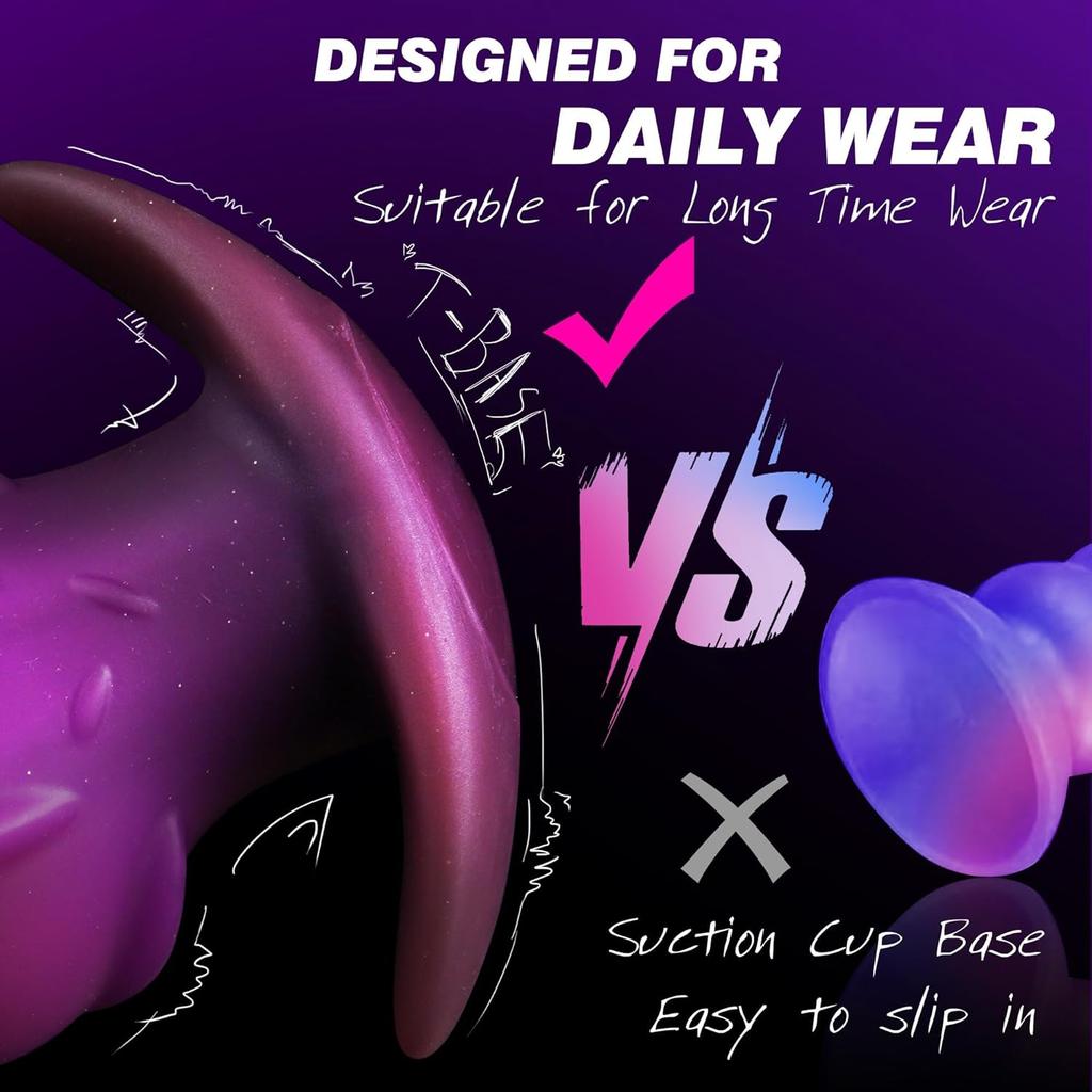 Large Butt Plug Anal Sex Toys, Huge Buttplug Prostate Plug Big Silicone Butt Plug Trainer, Large Anal Plug Wearable Soft Long Anal Dilator