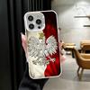 Чехол для телефона с флагом Польши (бело-красный), противоударный, для iPhone 18 17 Air 16 16E 15 Pro Max 14 Plus 13 Mini 12, задняя крышка, защита от падения, Fundas
