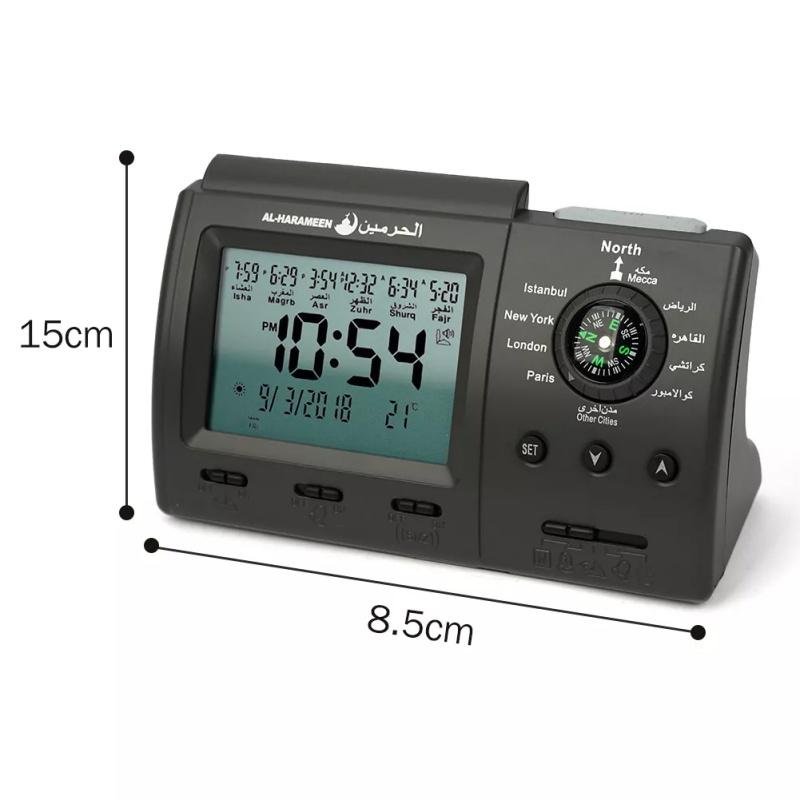 Мусульманские настольные часы с азаном для всех городов Исламский азан время для молитвы