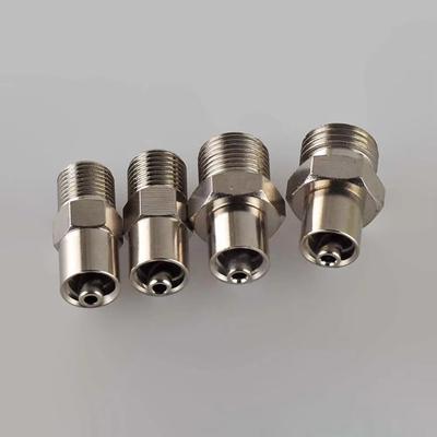 1 шт. G1/8 G1/4 M10*1 M12*1 Адаптер дозирующего клапана Лауэр-Лок Латунный соединитель дозирующего клапана Автоматический с двойной резьбой