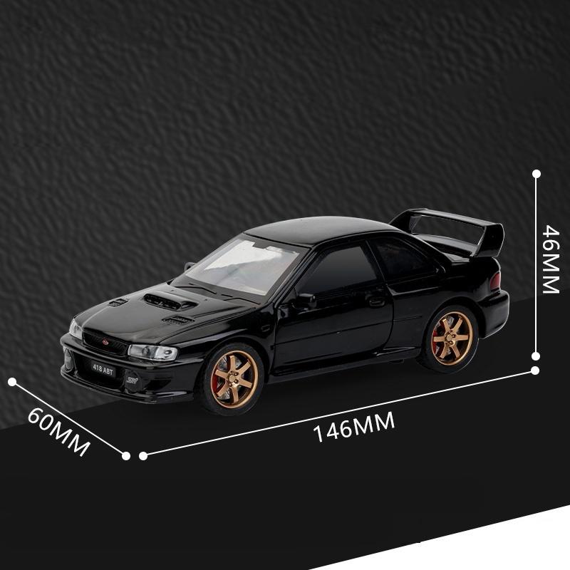 JDM 1/32 Impreza Wrx Sti Суперкар Литая Модель Сплав Металл Автомобиль Классическая Коллекция Любви Хобби Подарки на День Рождения С Другом Модный