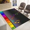 3D Creative Music Note Large Carpet, Living Room, Bedroom Sofa Carpet, Kitchen, Bathroom Door Mat, Non Slip Floor Mat Gift