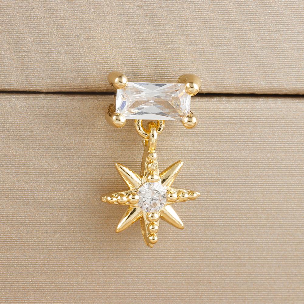 Pearl Flower Bee Zircon Earrings with Stainless Steel Needle