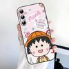 Чехол для телефона Chibi Maruko Chan для Samsung Galaxy S21 S22 S23 S24ULTRA S25ULTRA FE Ultra Plus5G A52S S26 Мягкий чехол