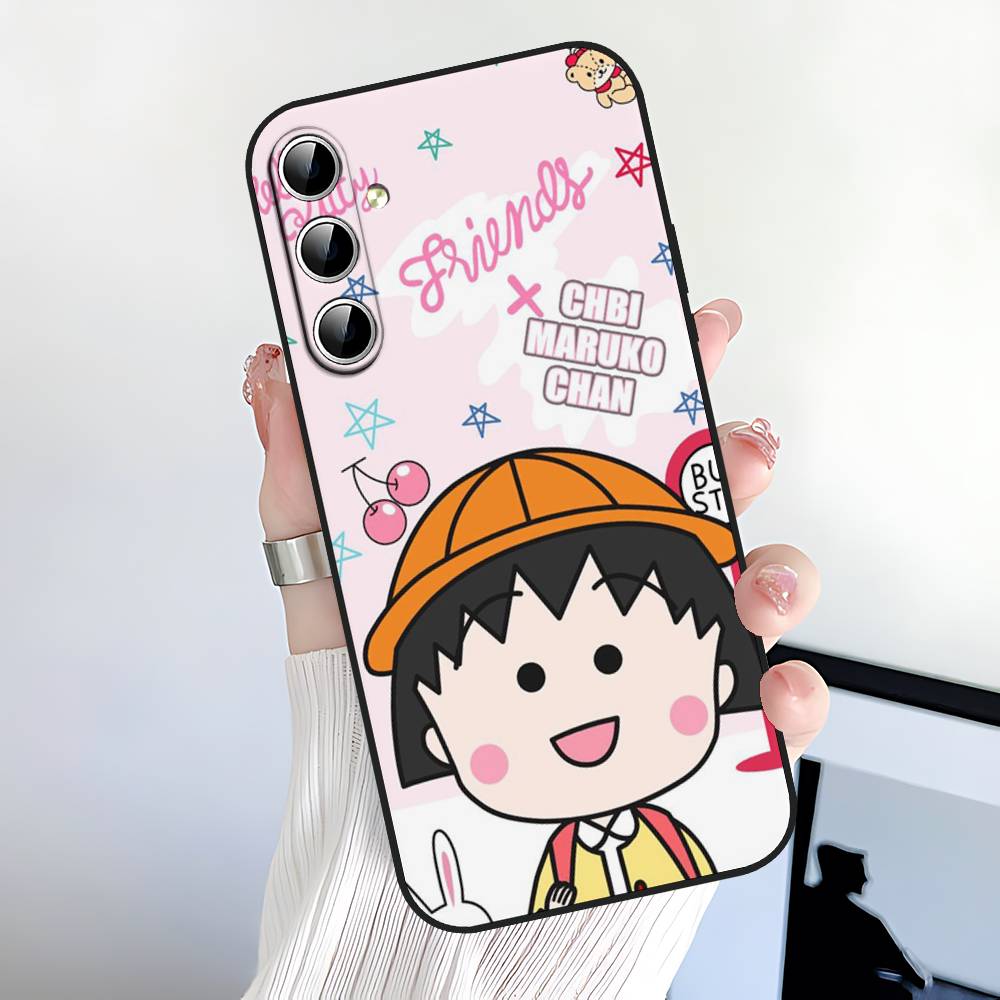 Чехол для телефона Chibi Maruko Chan для Samsung Galaxy S21 S22 S23 S24ULTRA S25ULTRA FE Ultra Plus5G A52S S26 Мягкий чехол