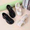 Fashion Versatile Girls Leather Shoes New British Style Black Soft Sole College Style Princess Shoes