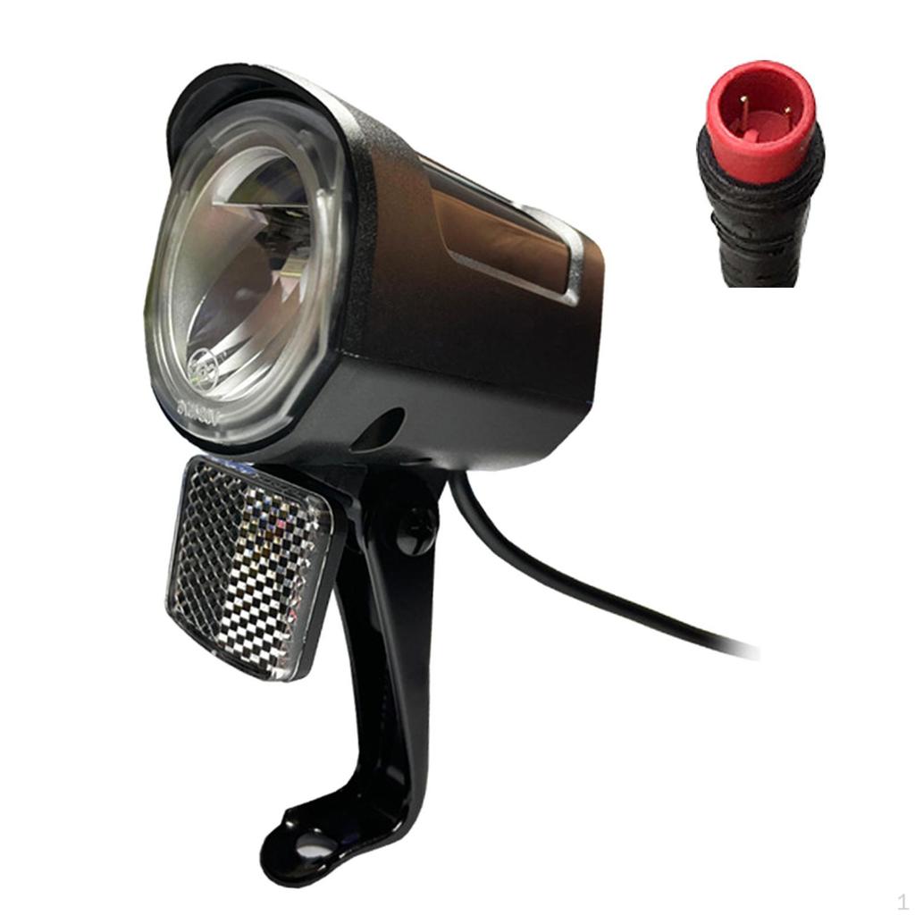 Bicycle Headlight 12V 36V 48V Universal Voltage DIY Mountain Front Light for Cycling Night