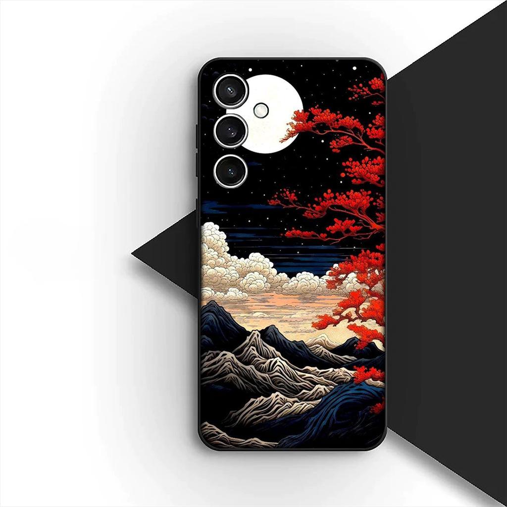 Casing for Motorola Moto G55 G45 G75 G85 G35 Edge 50 30 Fusion 40 NEO Ultra Pro Phone Cover Soft Case The Great Wave of Kanagawa