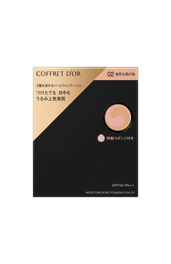 COFFRET D'OR Foundation Moisture Rose UV 02 Натуральный тон кожи 10 г (х 1)