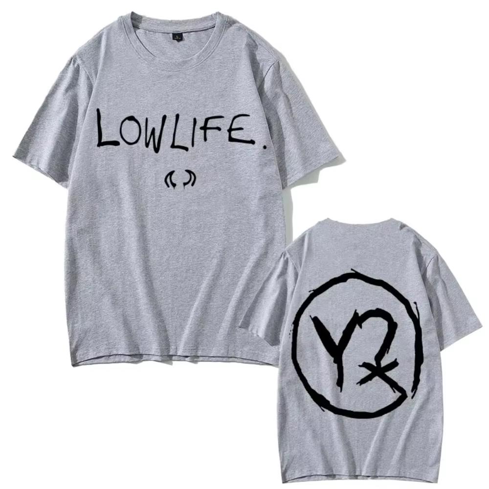 Yungblud Lowlife Album Logo 2026 TShirts Unisex Unisex Fashion Rock Retro Short Sleeve Tshirt Casual Oversized Tees Unisex