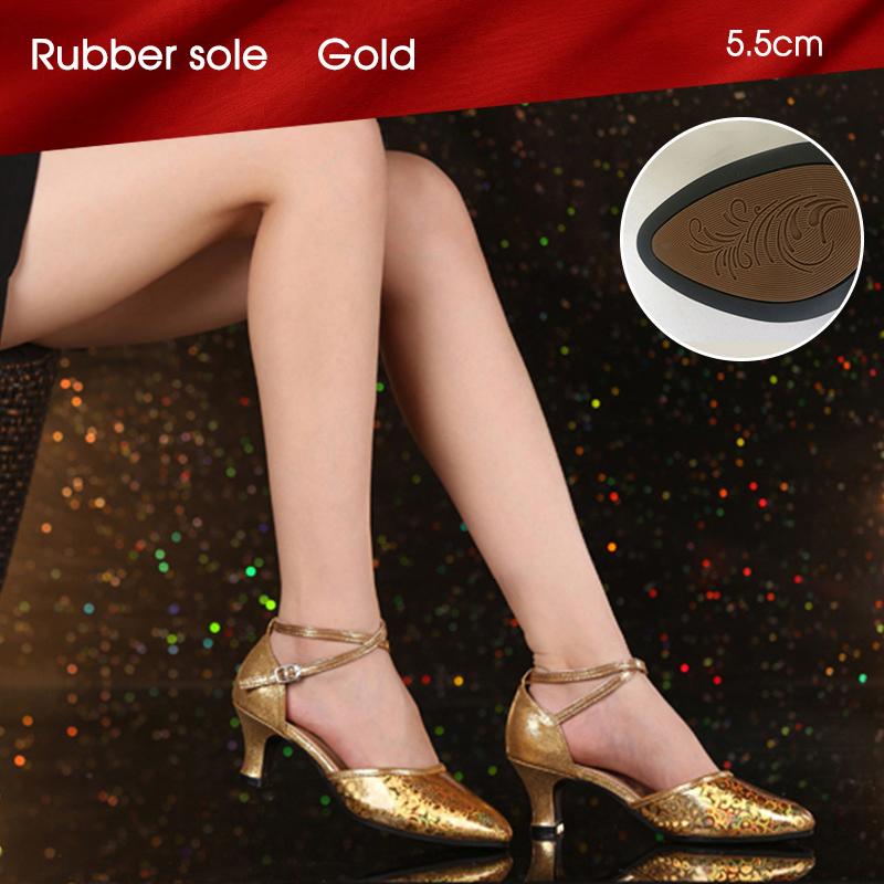 Модные женские туфли для латинских танцев с закрытым носком, танго, вальс, мамбо, румба, самба, профессиональная обувь для тренировок на мягкой подошве
