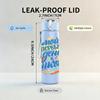 1PC Happy Mother Day Lettering Art 750ml Color Plastic Sports Water Bottle Leakproof Flip Straw Lid Suitable for Sports Office Home Use