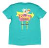 Unisex Shirt Cotton Oversize Large Size Krusty Burger Teal De Los Simpson Para Hombre, Con