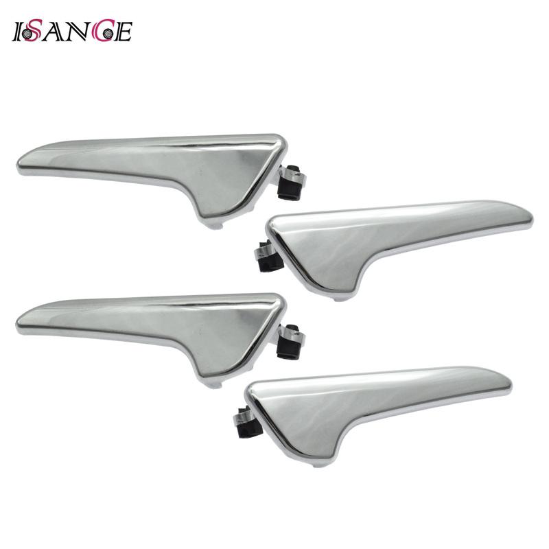Chrome Front Rear Left Right LH RH ide Door Handle Pull For Mercedes-Benz W169 A150 A170 A180 A200 & W245 B150 B170 B180 B200