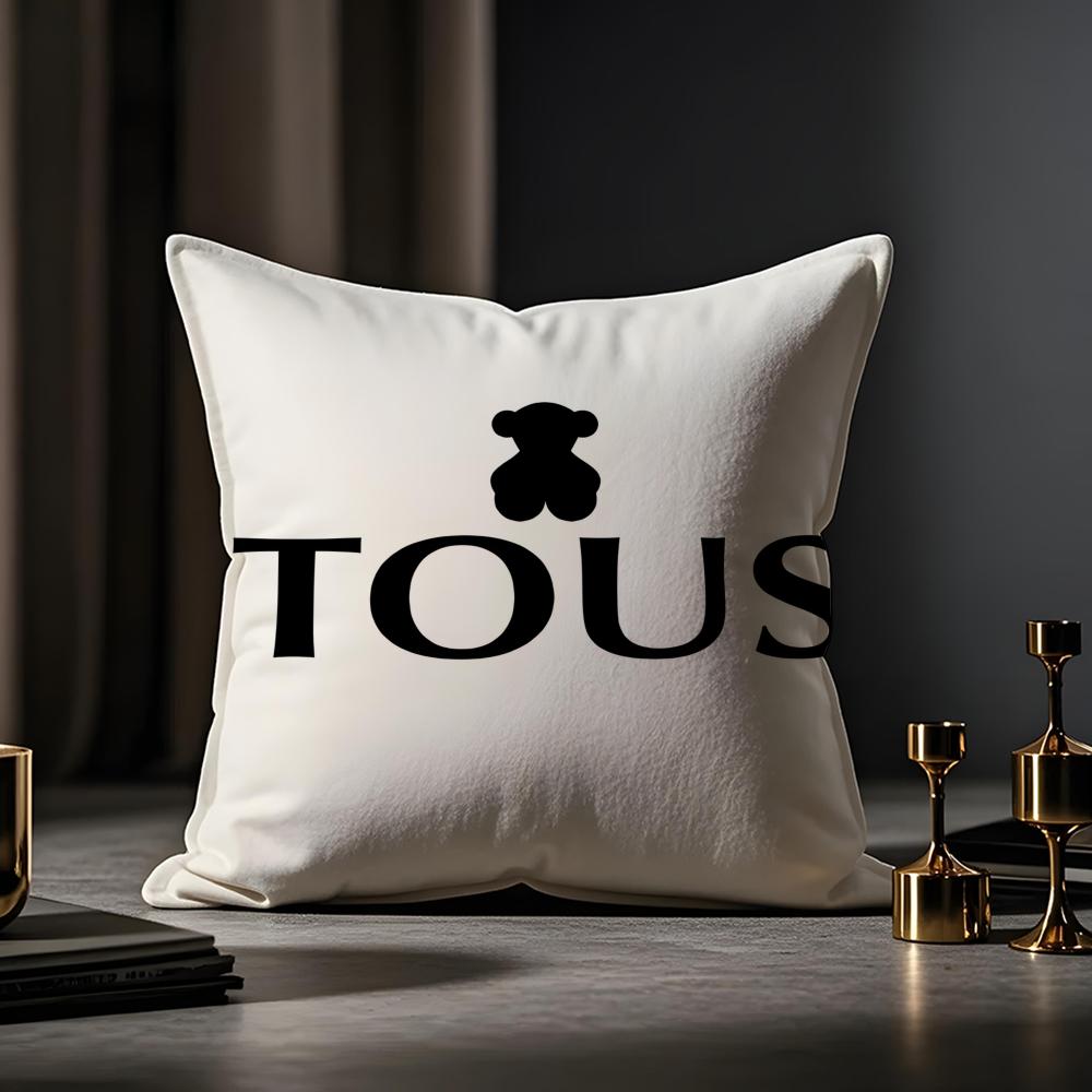 CRAFTED WITLOVE T-touS-sanime Наволочка для подушки Защита от пылевых клещей Наволочка на молнии-невидимке Шелковистая коротковорсовая Наволочка для диванной подушки