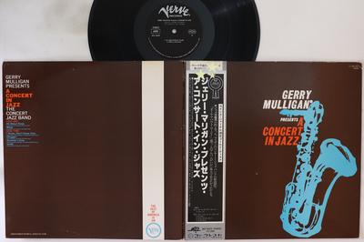 LP Пластинка GERRY MULLIGAN & THE CONCERT JAZZ B - Gerry Mulligan Presents A Concert I MV2652 VERVE 1979 Япония Оби Джаз Б/У