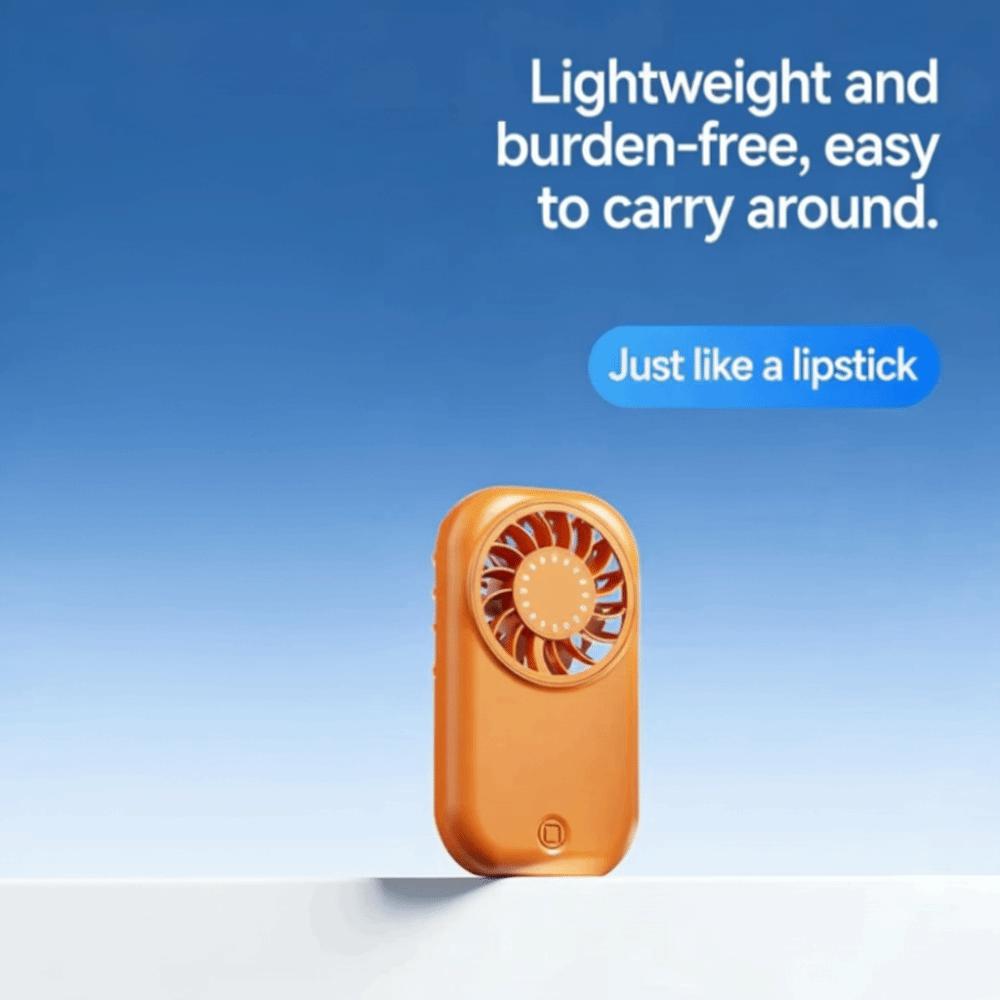 Ultra-Thin Design Mini Handheld Fan 5-Speed Wind Small Fan Handheld Operation