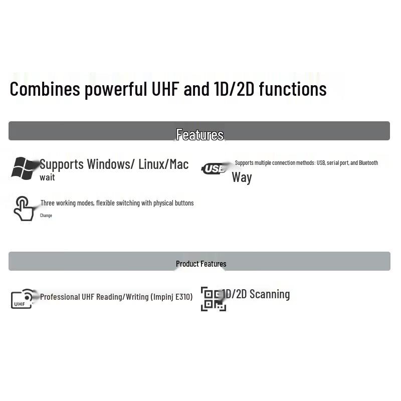 Chainway SR160 UHF Industrial 2D RFID Scanner