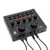 Звуковая карта V8 USB DJ-оборудование Звуковые карты Аудиомикшер Для телефона Компьютера ПК Веб-трансляции Live Внешняя Запись Караоке