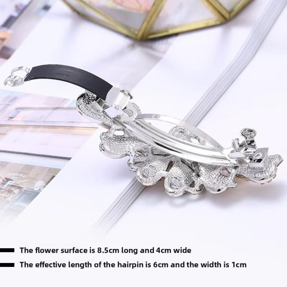 8.5cm Diamond Encrusted Hair Clips Large Size Ponytail Hair Clip Adult Hair Accessories