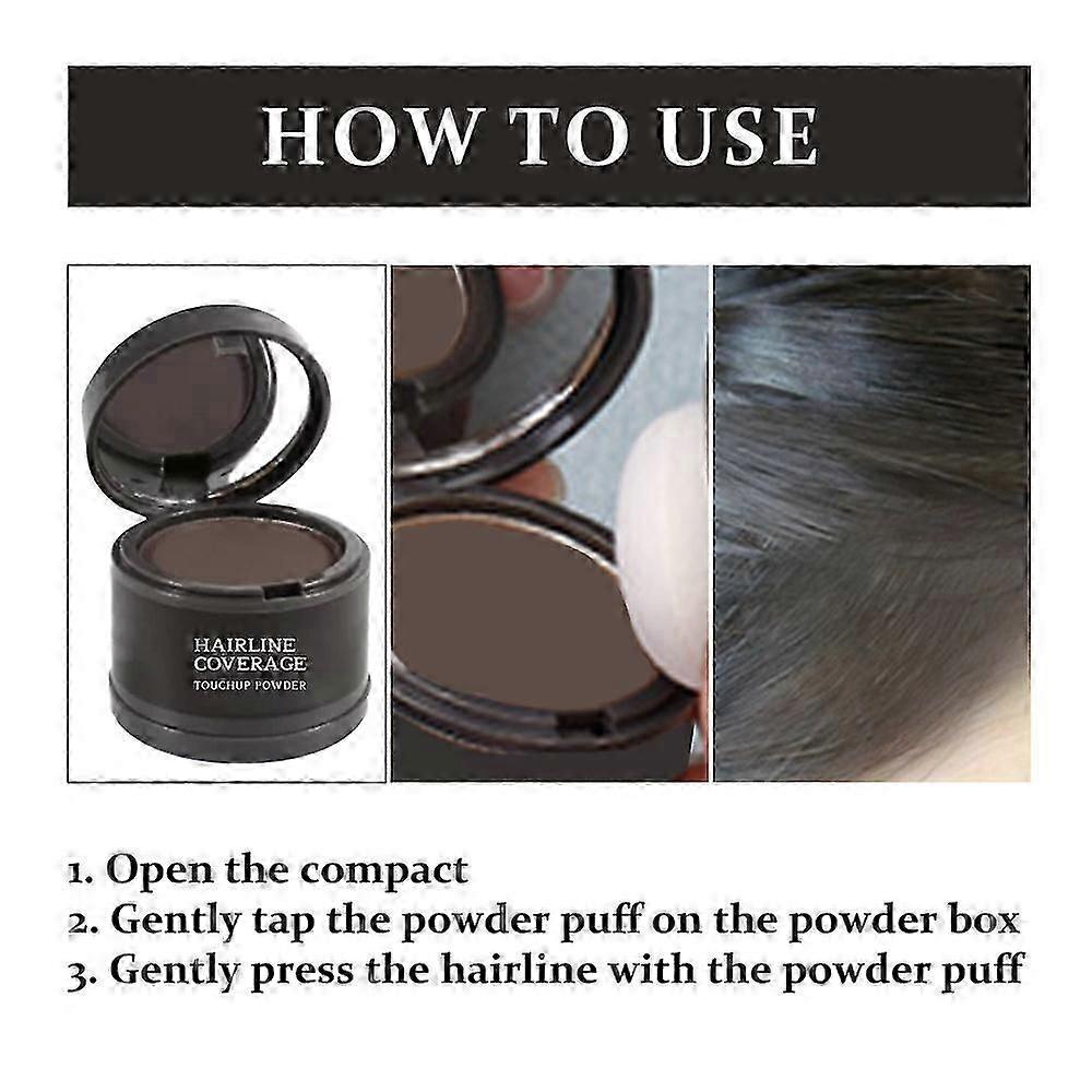 1/2pcs Hairline Covering Touch Powder Shadow Powder Is Not Easy To Smudge Fluffy Hairline Powder