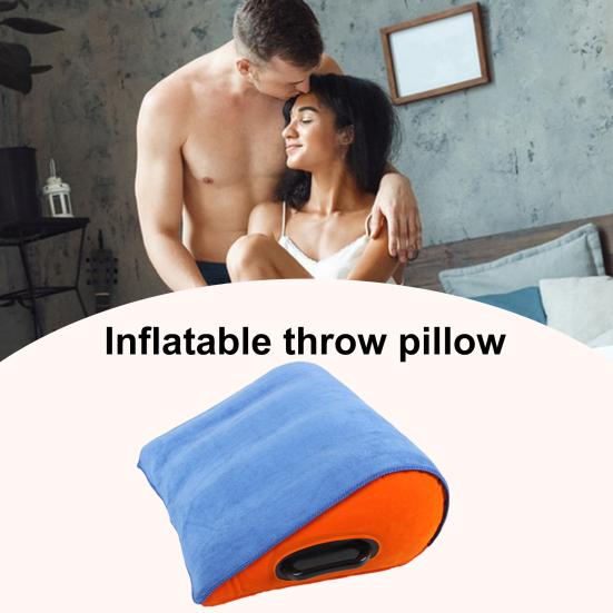 Sex Stuffed Pad Inflatable Triangle Pillow Armrest Edition Couple Sex Position Support Cushion Pad Rear-entry Pillow Adults Sex Product