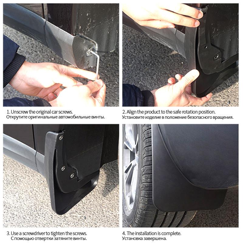 Car MudFlaps Mudguards Anti Splash For Subaru Forester 2013-2018 Front Rear Wheels Fender Car Accessories 4Pcs