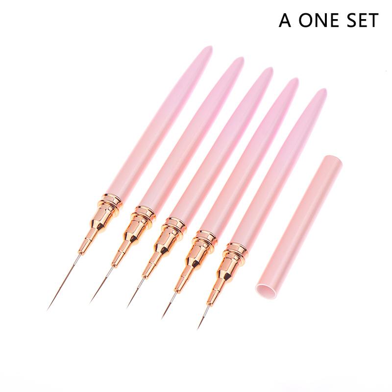 1/5 шт. Профессиональные кисти для дизайна ногтей, кисти для прорисовки линий, инструмент, ультратонкие кисти для рисования деталей, кисти для рисования, ручки для маникюра, инструменты