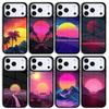 Synthwave Sun Neon 80's Phone Case For Apple iPhone 17 air 16 Pro Max 15 Pro Max 14 13 12 11 Mini Back Cover