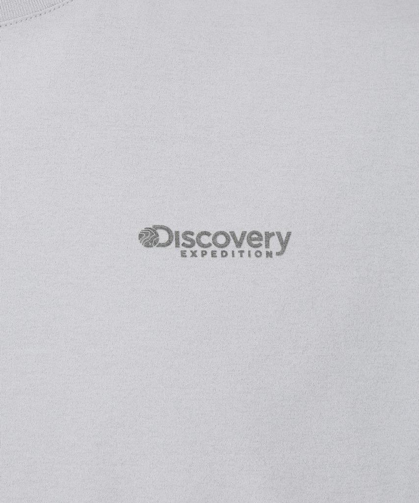DISCOVERY EXPEDITION Мужская футболка с коротким рукавом Aberdeen с маленьким логотипом (Л/Серый)