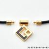 Ожерелье Colantotte TAO AURA Premium Gold x Carbon Размер LL