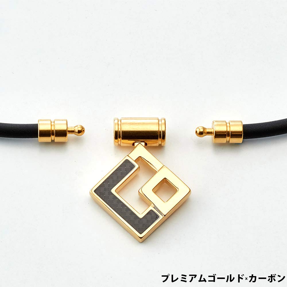 Ожерелье Colantotte TAO AURA Premium Gold x Carbon Размер LL