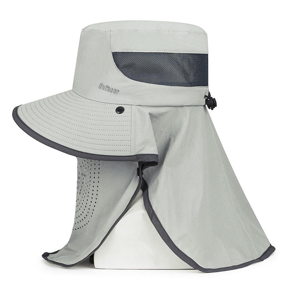 Дышащая шляпа-ведро для защиты лица и шеи, рыболовная шляпа, новая солнцезащитная шляпа для спорта на открытом воздухе