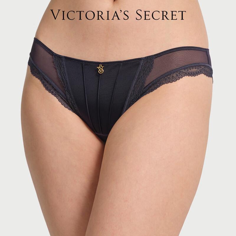 Victoria's Secret Кружевные сетчатые хипстеры с цветочным узором