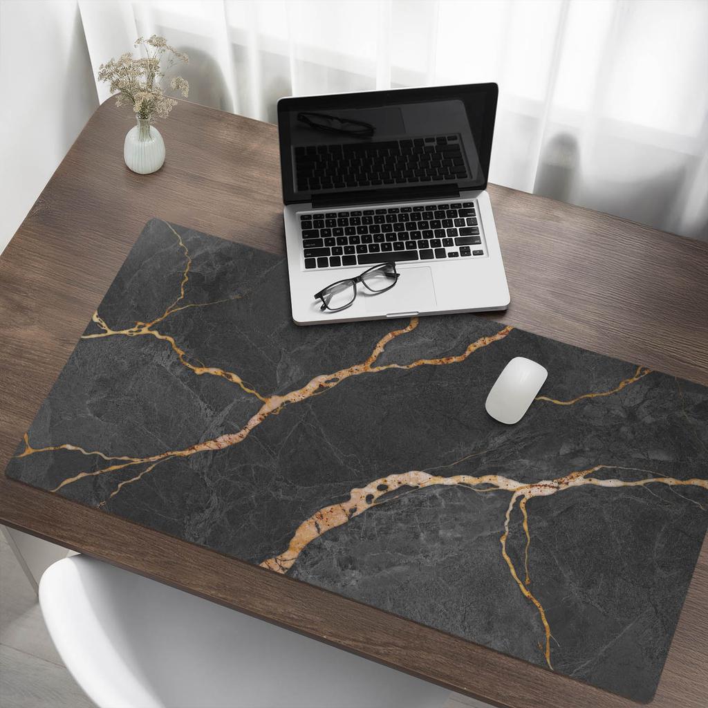 Universal Protective Mat for Computer Equipment Marble Lines 120x60 cm