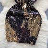 Сексуальное цельное платье с блестками, женское лоскутное шикарное винтажное вечернее платье, женское корейское модное дизайнерское тонкое церемониальное платье 2024
