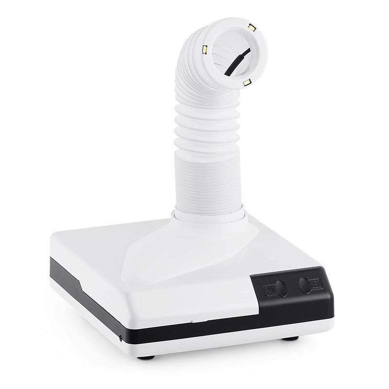 60W Soldering Iron Fume Extractor with LED Light ESD Carbon Filter Sponge Smoking Instrument for Electronic Component Repair