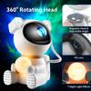 JN2316 Lovely Astronaut Starry Sky Projection Lamp Bluetooth-compatible Speaker 7 Color Moon Night Light