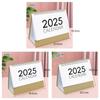 Многофункциональный планировщик, органайзер для календаря на 2025 год, модный настольный бумажный календарь для домашнего офиса