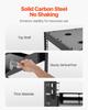 20U Open Frame Network Rack, 585 mm Depth, Wall Mounted or Floor Standing Server Rack, Heavy Duty 4 Post, with Vented Shelves & Mounting Hardware,
