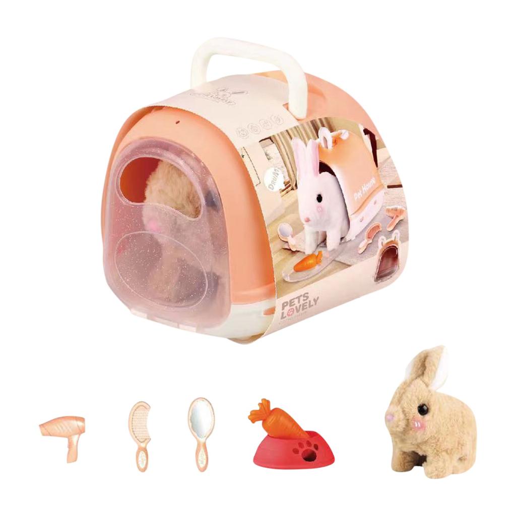 Робот-кролик Мой реалистичный робот-кролик Робот-кролик, как настоящий кролик Игрушечный кролик, ходит как настоящий кролик