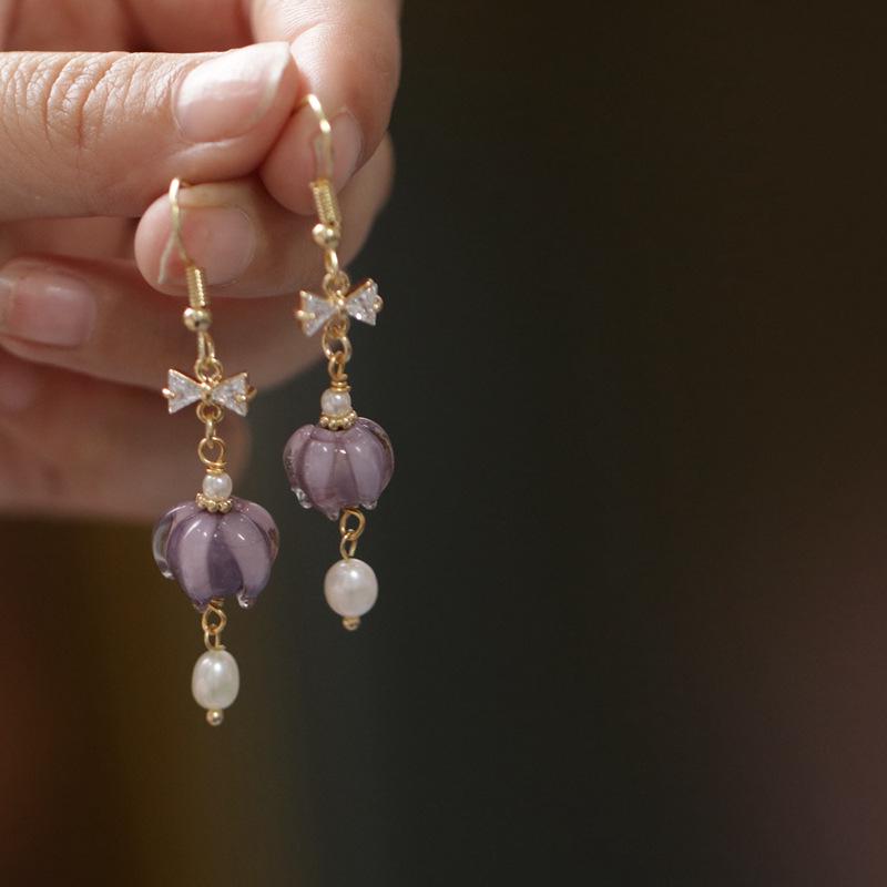 Серьги-подвески Ханфу «Ландыш» - Аксессуары Чонсам в древнем стиле для женщин