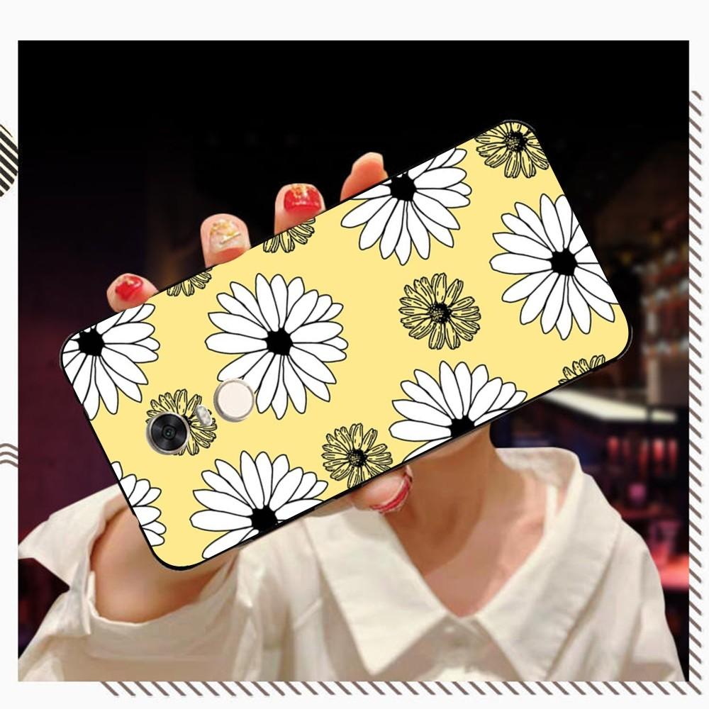 Чехол для телефона с цветочным узором ромашки для Redmi 5 6 7 8 9 10 plus pro 6 7 8 9 A GO K20 K30 K40 pro plus F3 Fundas
