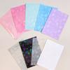 Photocard Simple Heart Hologram Sleeve Color Mix 90 Sheets, Popular Korean Game