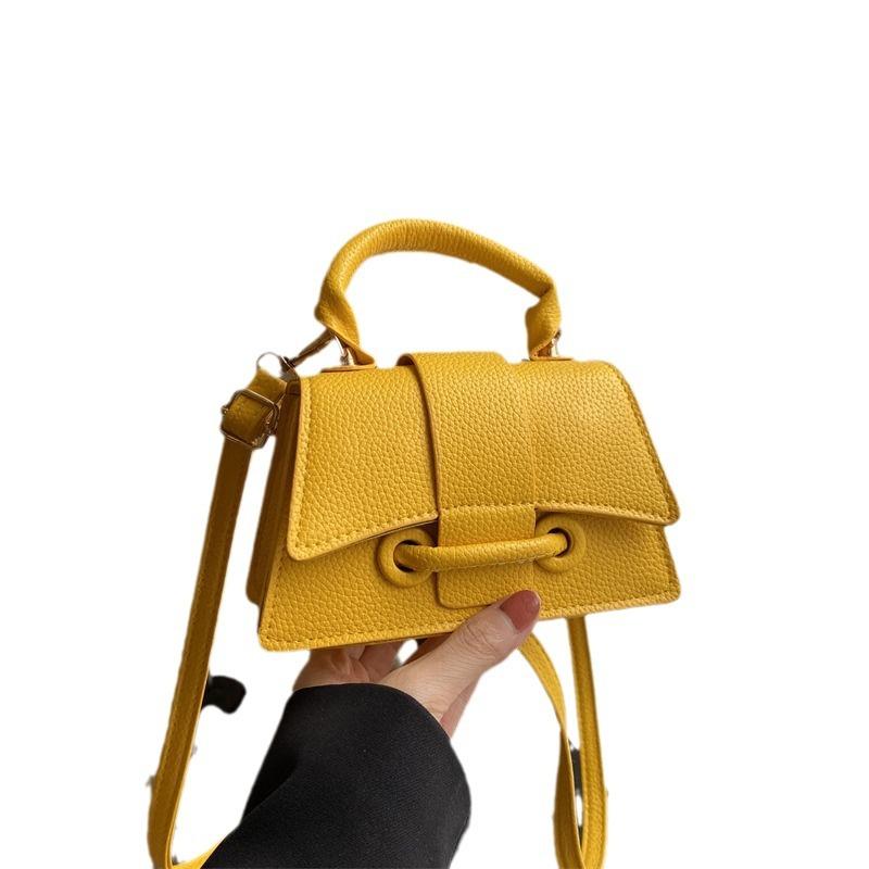 Portable Textured Small Bag, Premium Handbag, Women's 2025 New Mini Fashion Versatile Single Shoulder Messenger Small Square Bag