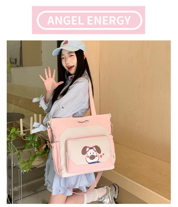 Autumn Cartoon Puppy Ears Single Shoulder Women's Bag - Large Capacity for Students