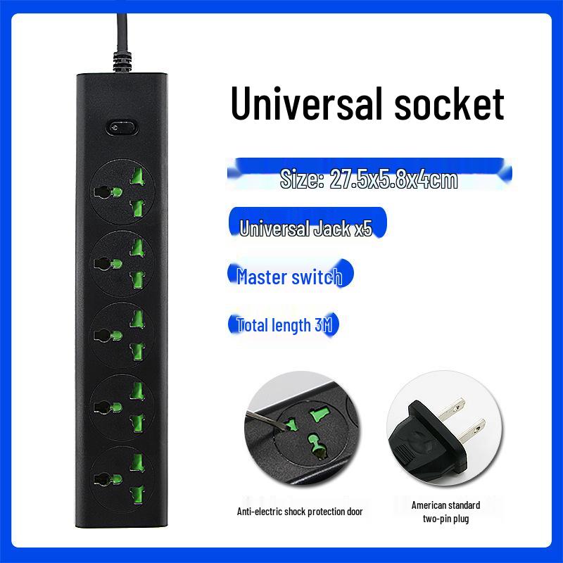 Универсальный европейский сетевой фильтр с USB, британский и немецкий стандарт, умная маленькая южноафриканская розетка
