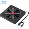 Внешний Blu-ray привод, USB 3.0 и Type-C BD-ридер, DVD/CD-записывающее устройство – Портативный Blu-ray плеер для ноутбука/ПК, Windows/Linux/Mac OS